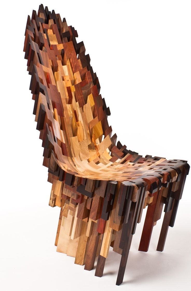 Стул дерево дизайнерский