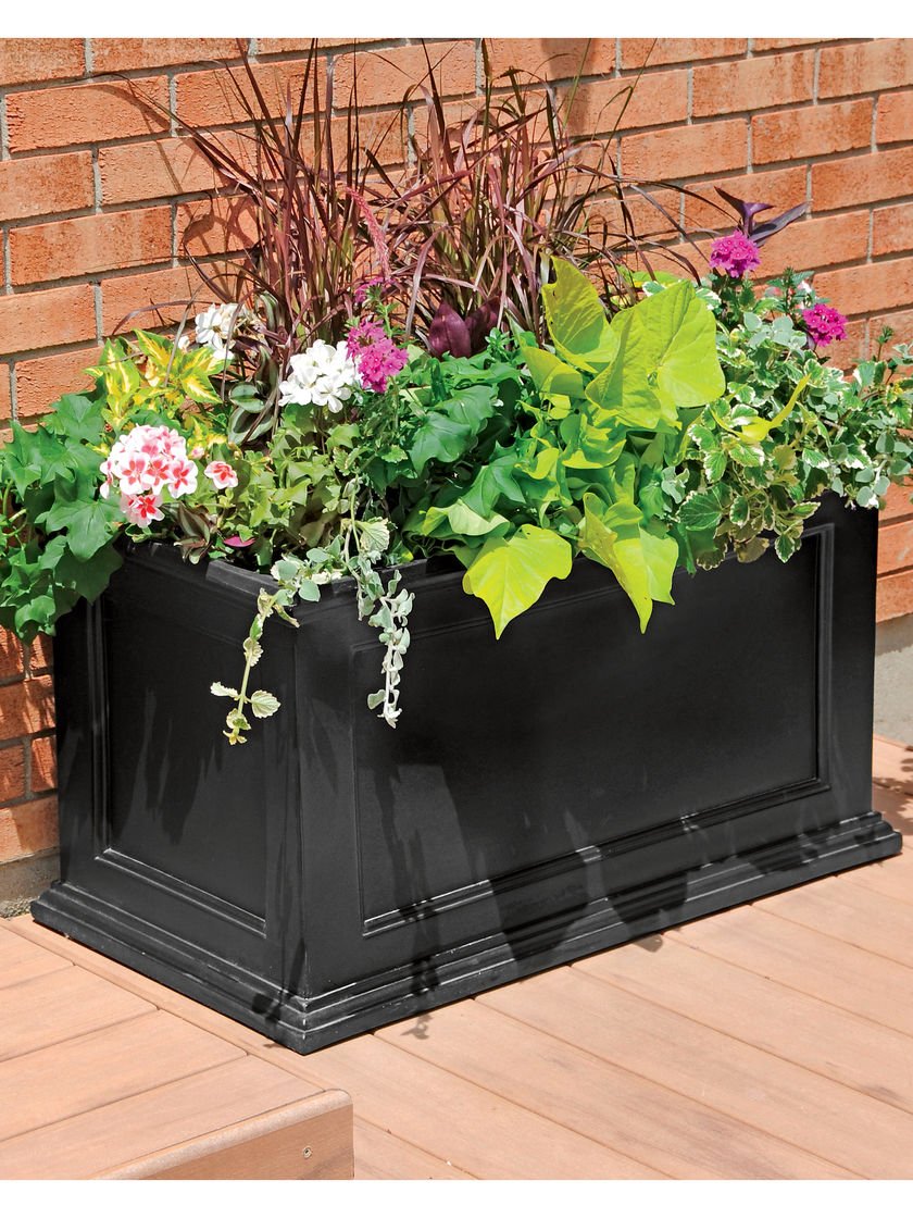 Уличные прямоугольные вазоны