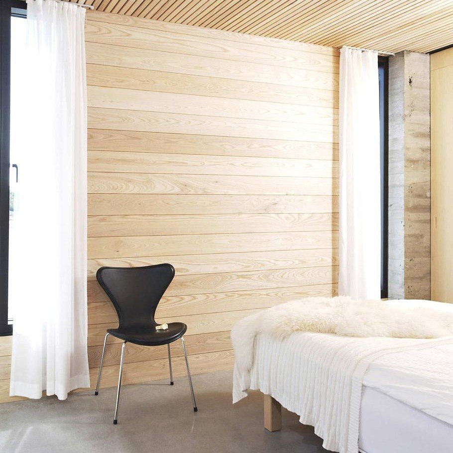 Вагонка штиль лиственница в интерьере