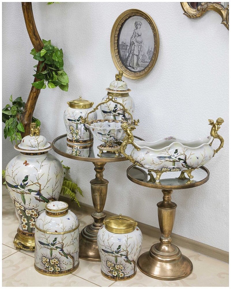 Glasar вазы фарфоровые