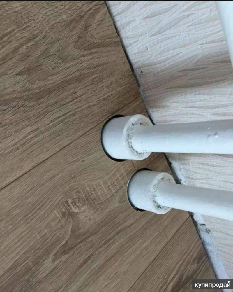 Плинтус под трубы отопления