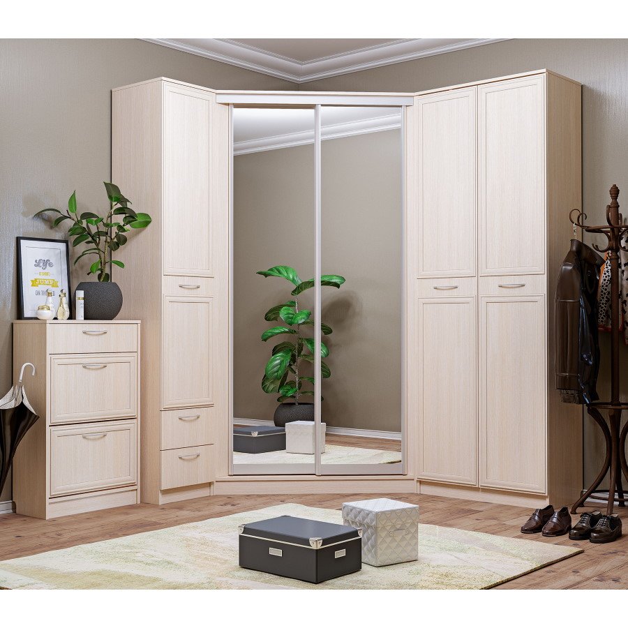 Шкаф угловой эра