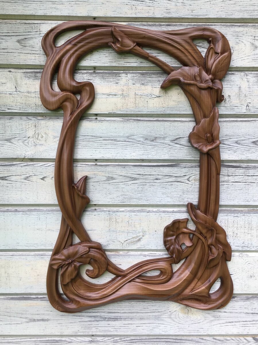 Резьба по дереву в стиле ар нуво