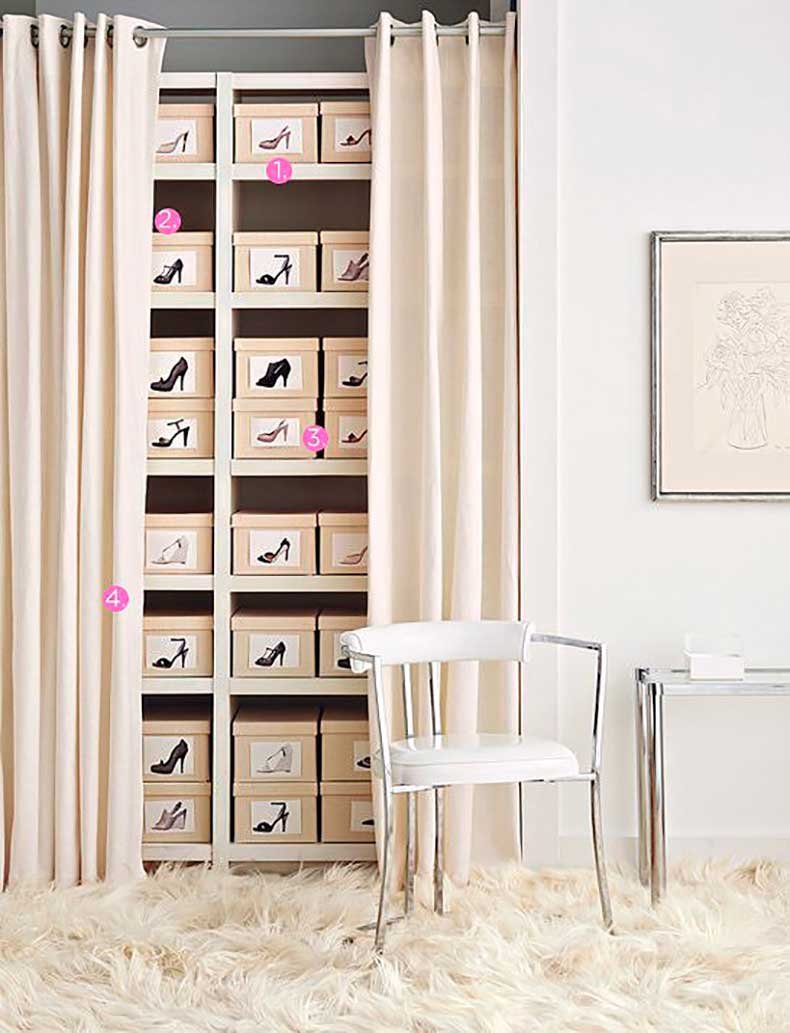 Гардеробная для верхней одежды и обуви