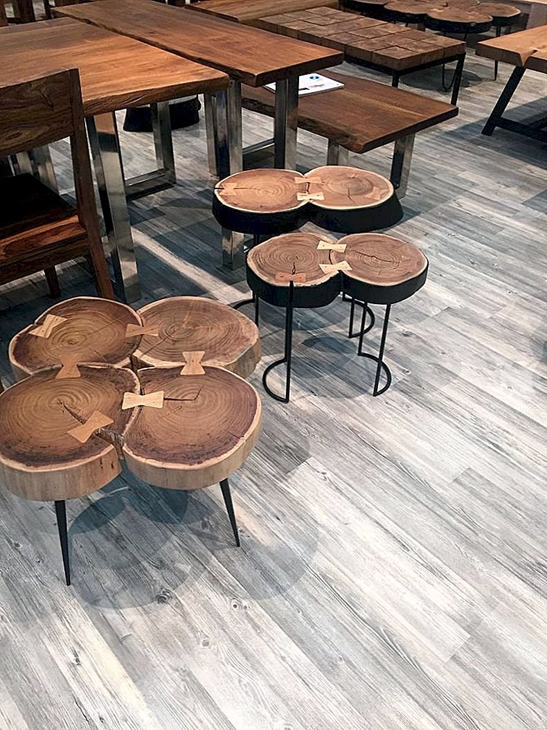 Изделия из спилов дерева