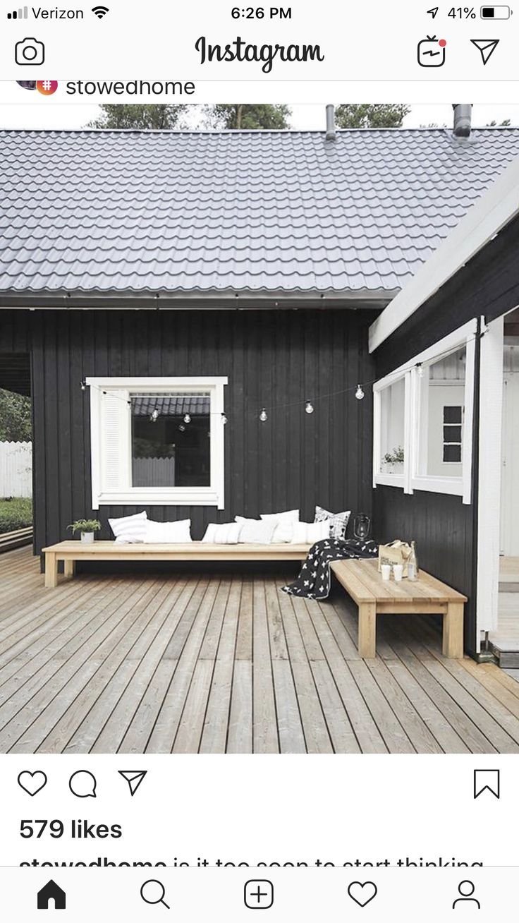 Обшивка дома в скандинавском стиле