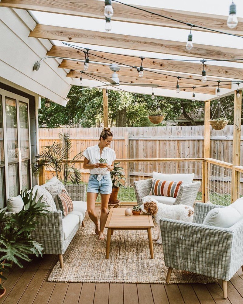 Отделка беседки