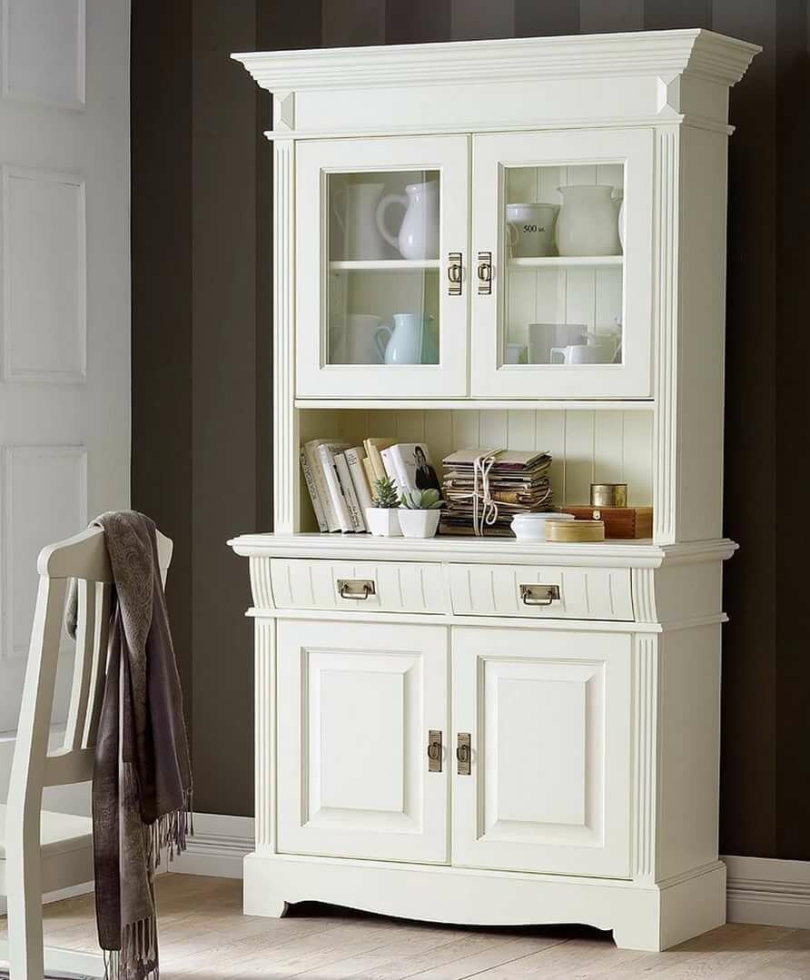 Стеклянный буфет для кухни