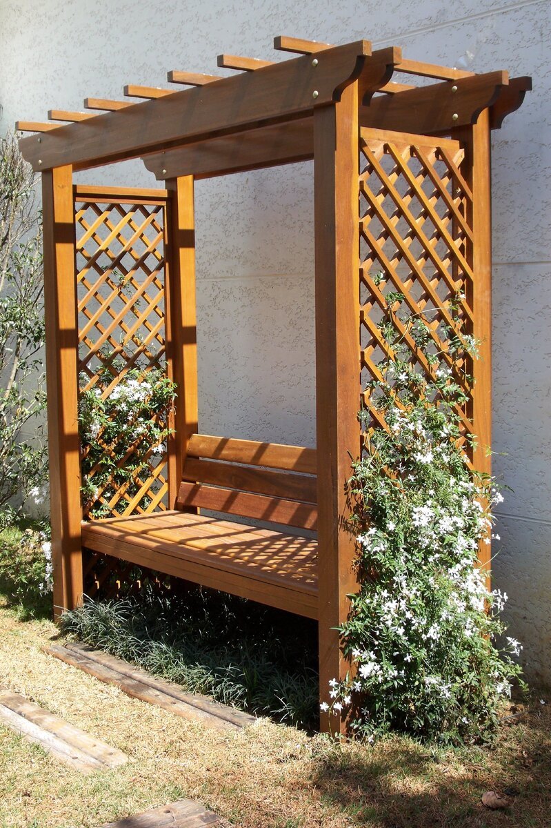 Пергола со скамейкой Прима артикул: PR 023