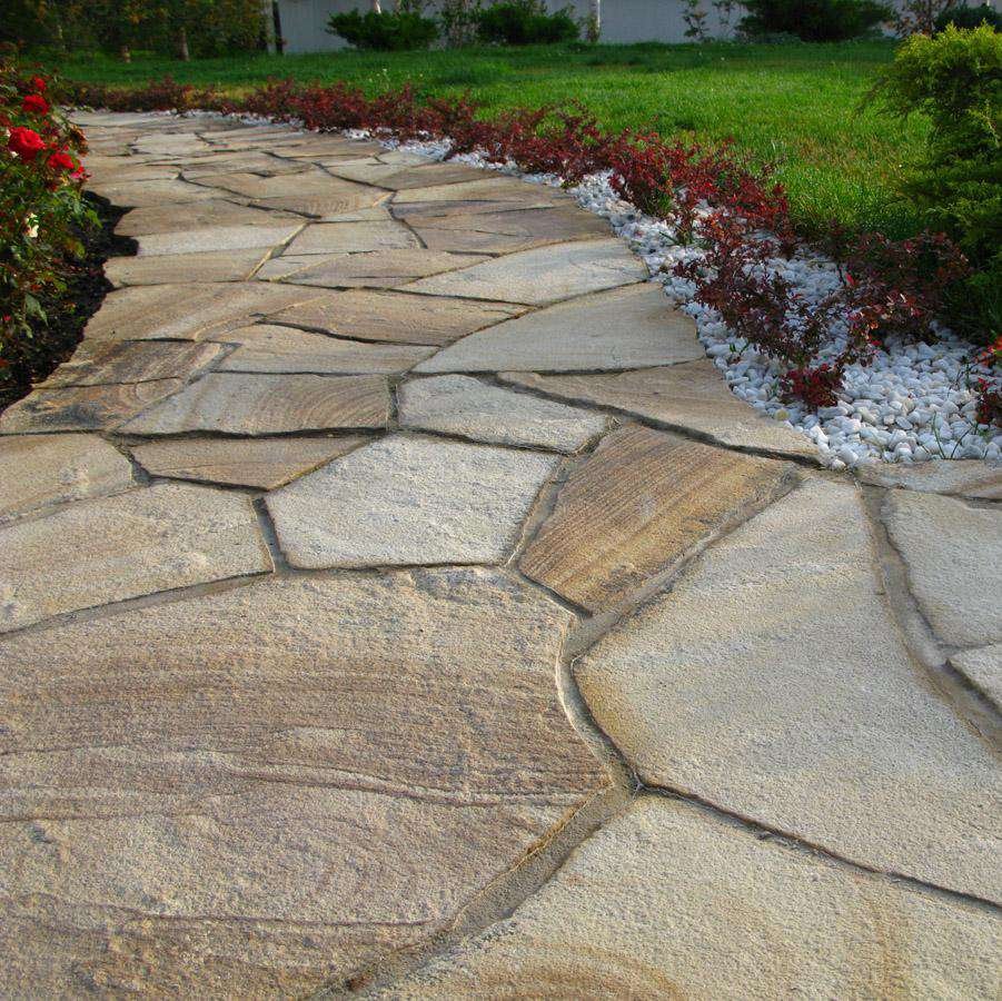 Мощение песчаником