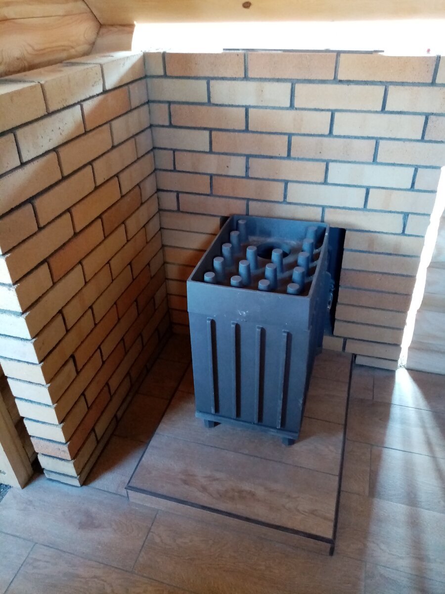 Обкладка печи Гефест кирпичом