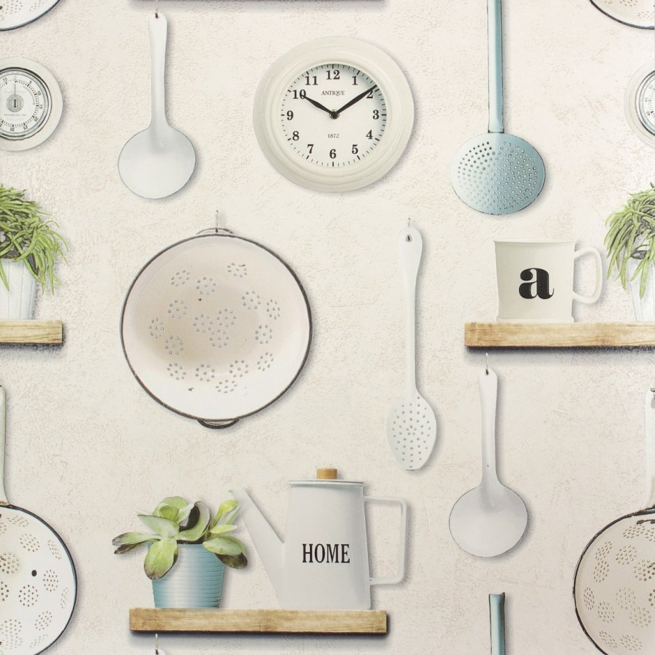 Кухонные обои для стен моющиеся