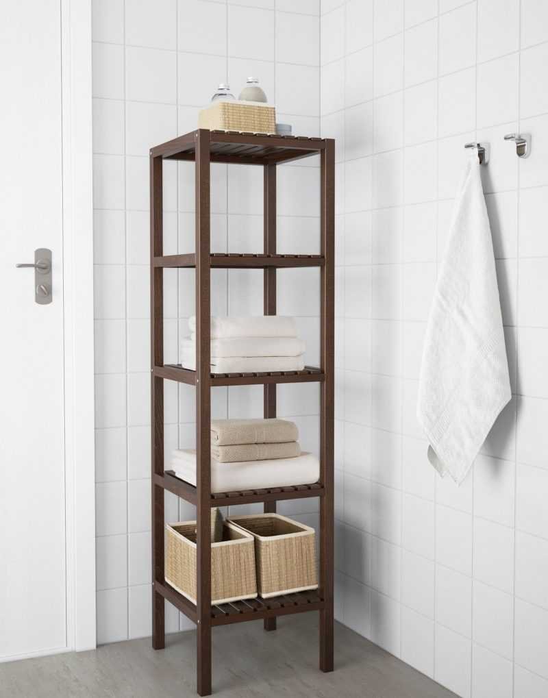 Деревянная Этажерка в ванную