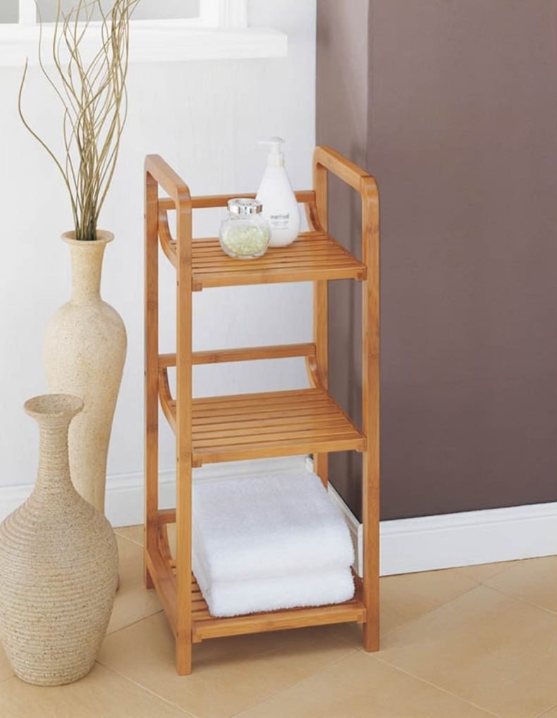 Этажерка Lindus для ванной из бамбука IMR-1051944