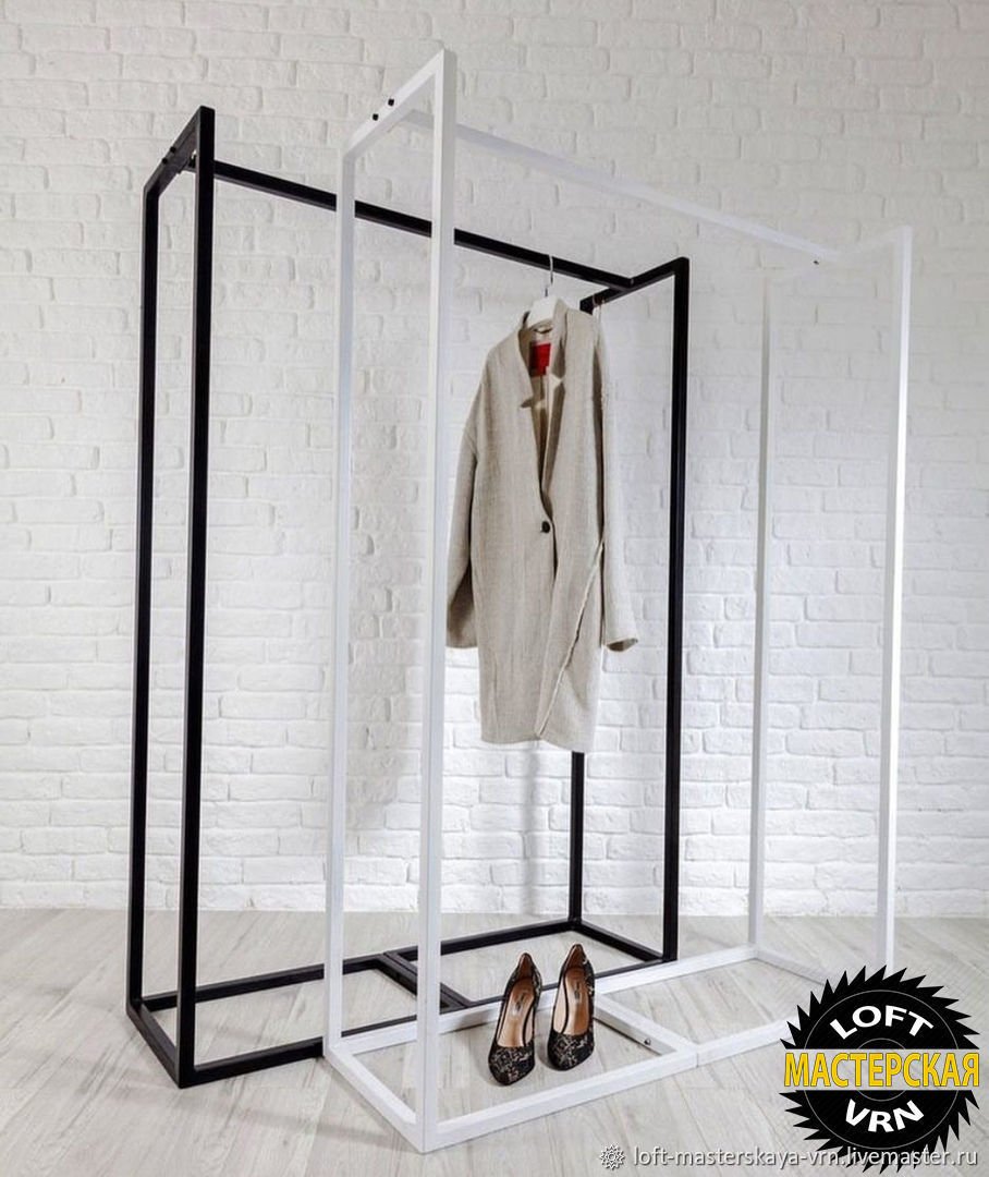 Вешалка лофт напольная для одежды "PRACTICALHOME". 162см