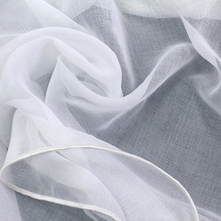 Тюль натуральный лен