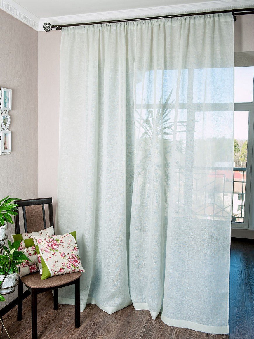 Льняные шторы