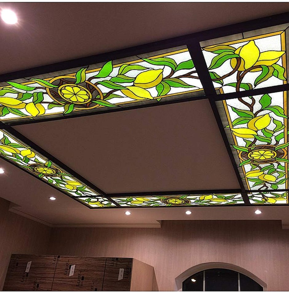 Кверкус розетки потолочные витраж