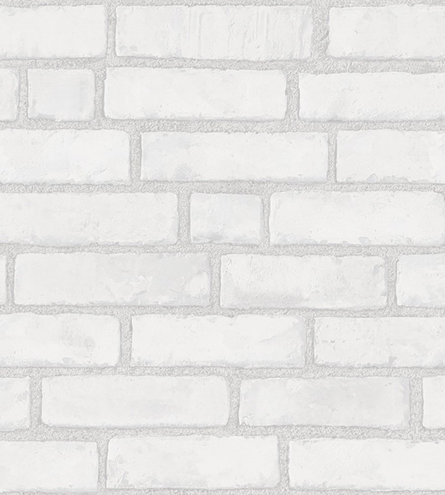 3d панели самоклеящиеся блок 20шт белый кирпич 76х71