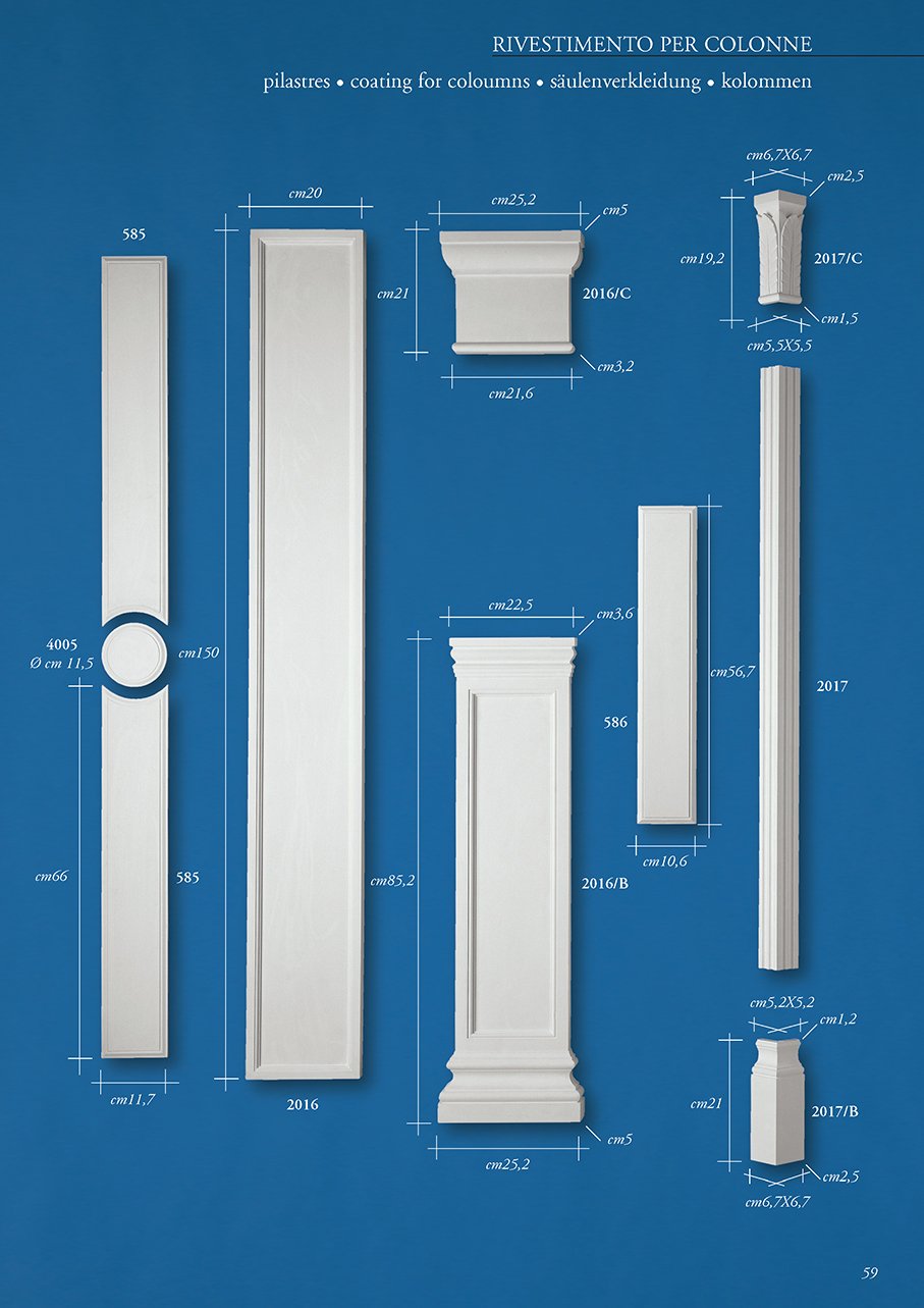 Плинтус потолочный 1.50.172