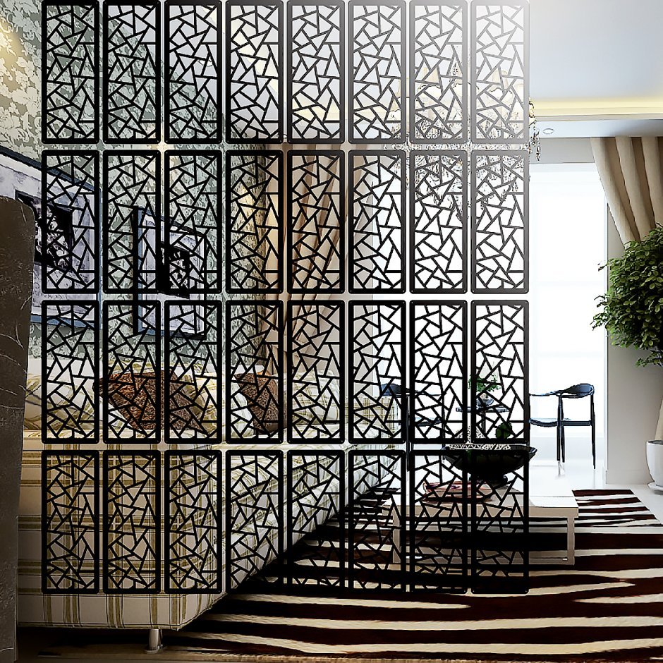 Металлические перегородки для зонирования