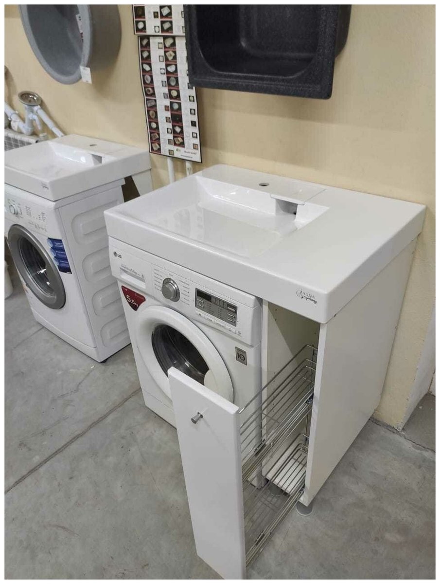 Prime 60-AW тумба подвесная "Мойдодыр" под стиральную машину 120 см