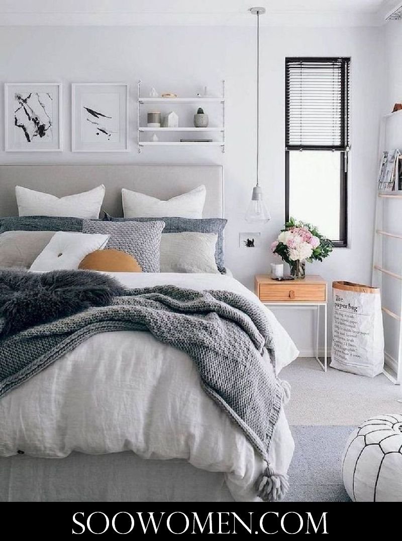 Сканди спальня икеа