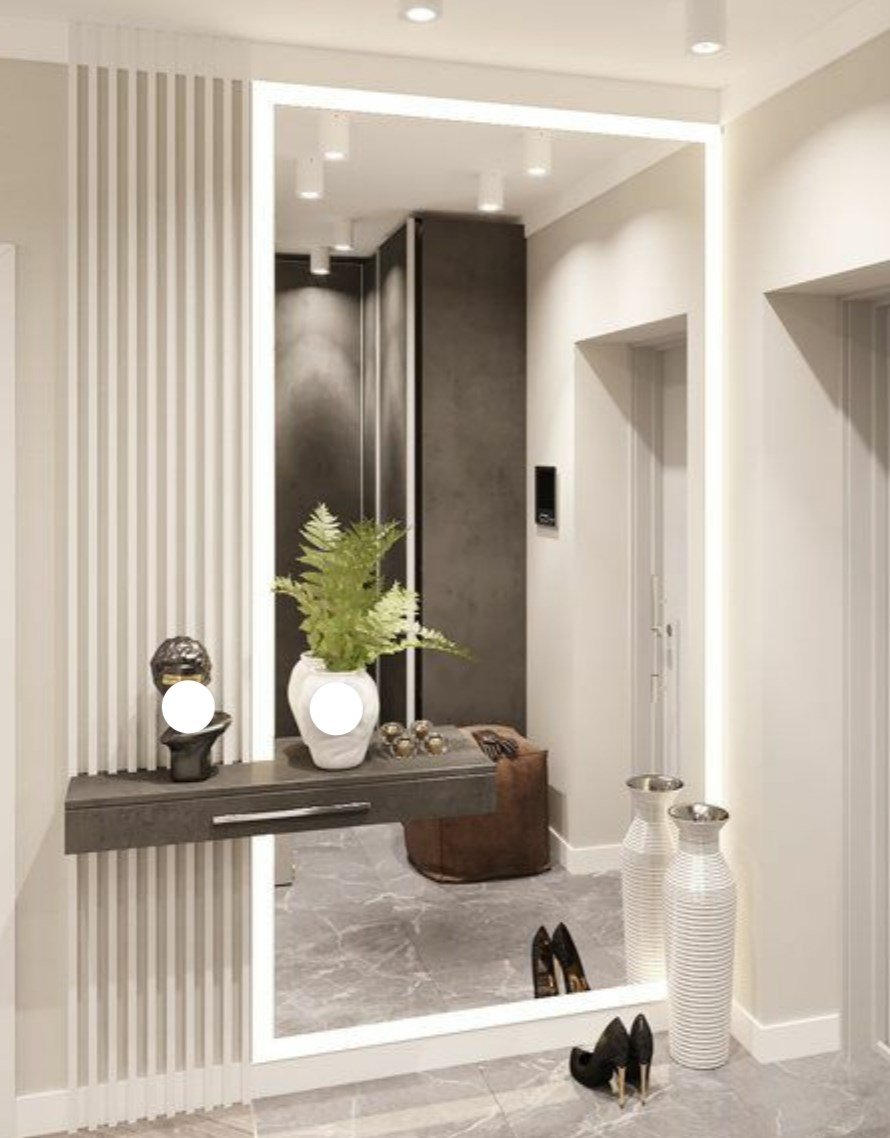 Фигурные зеркала в интерьере