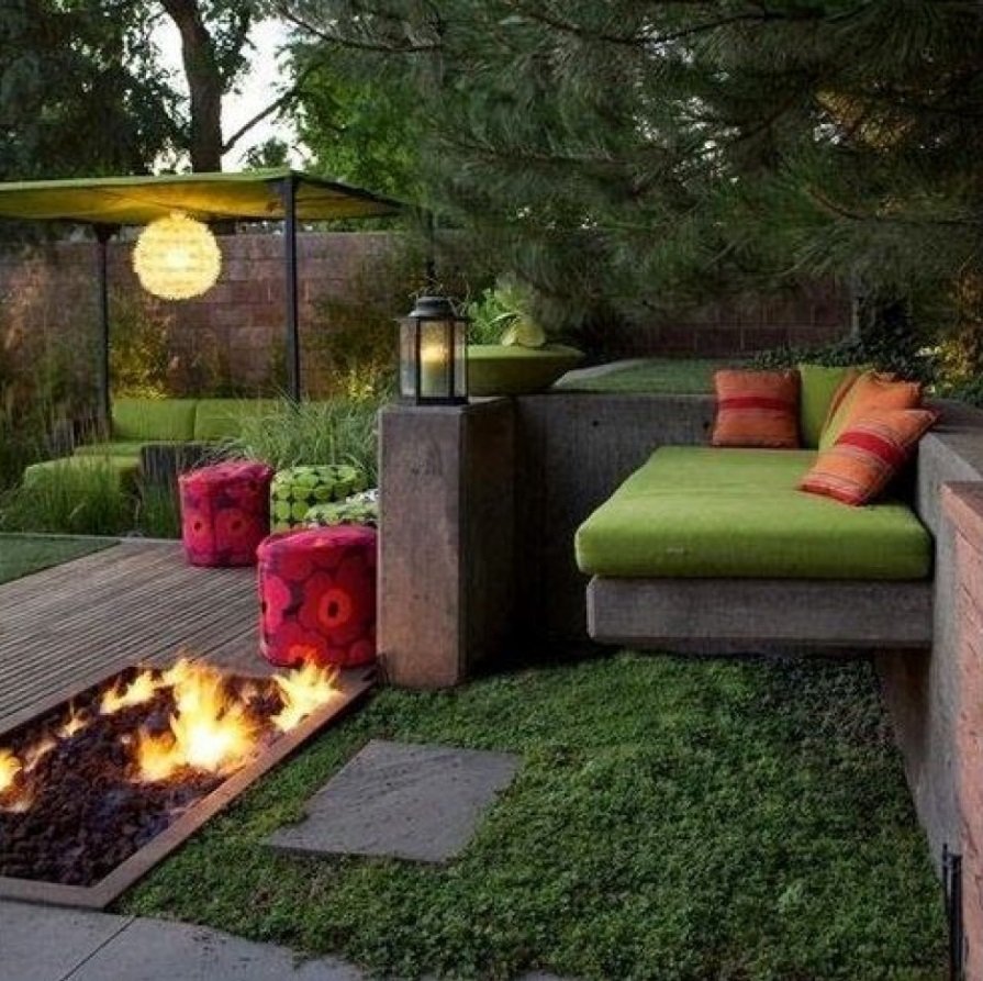 Лаунж зоны на дачном участке