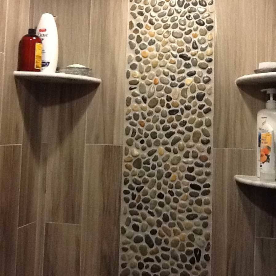 Декор стен в ванной