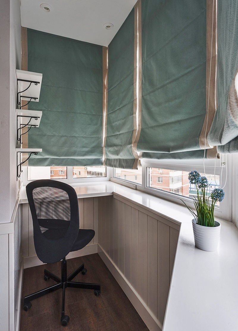 Римские шторы на лоджию