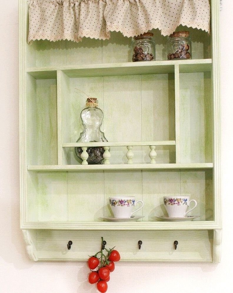 Полка кухонная в стиле шебби Шик