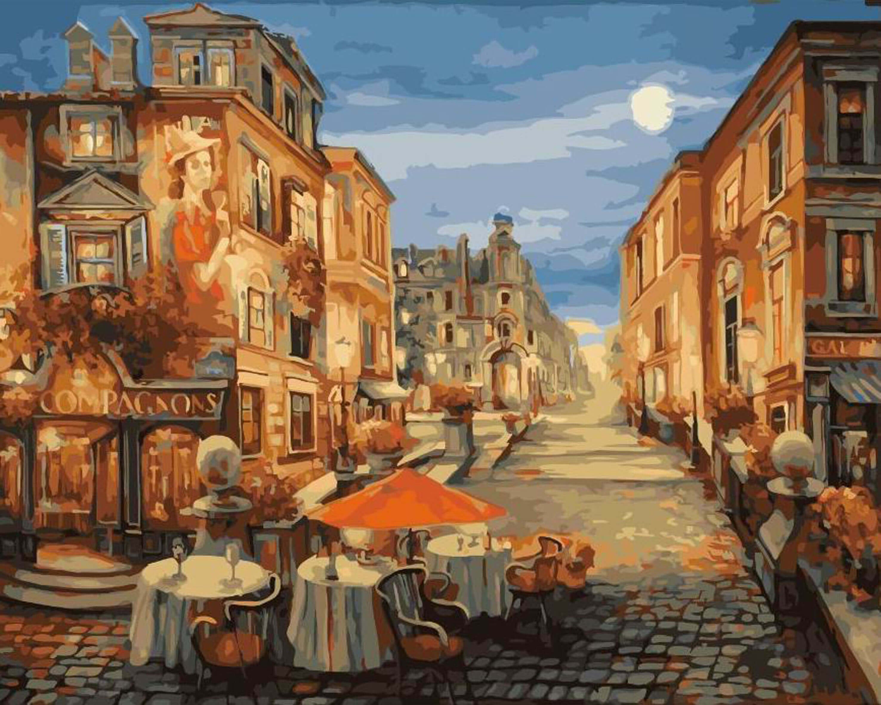 Старинные города картины. Картина "улица в Стамбуле» (Львовская галерея искусств). Париж старинные улочки кафе.