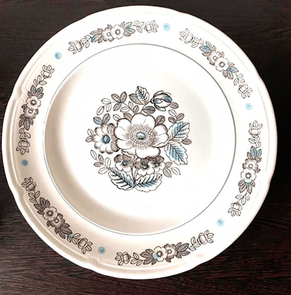 Старые советские тарелки