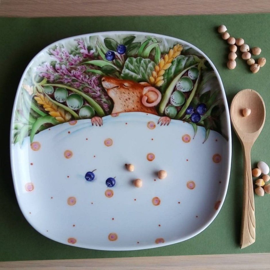 Роспись тарелок своими руками