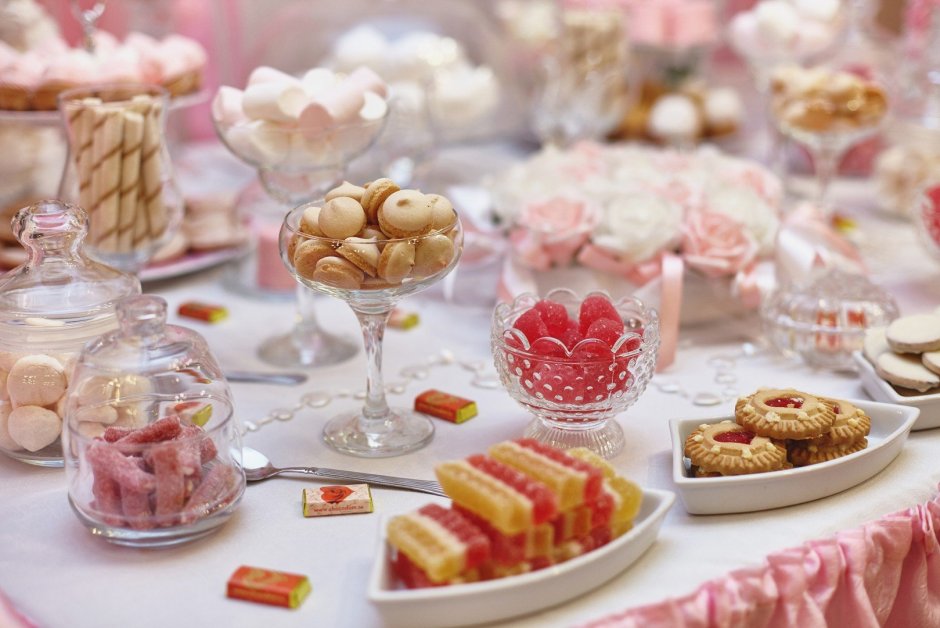 Сервировка сладкого стола