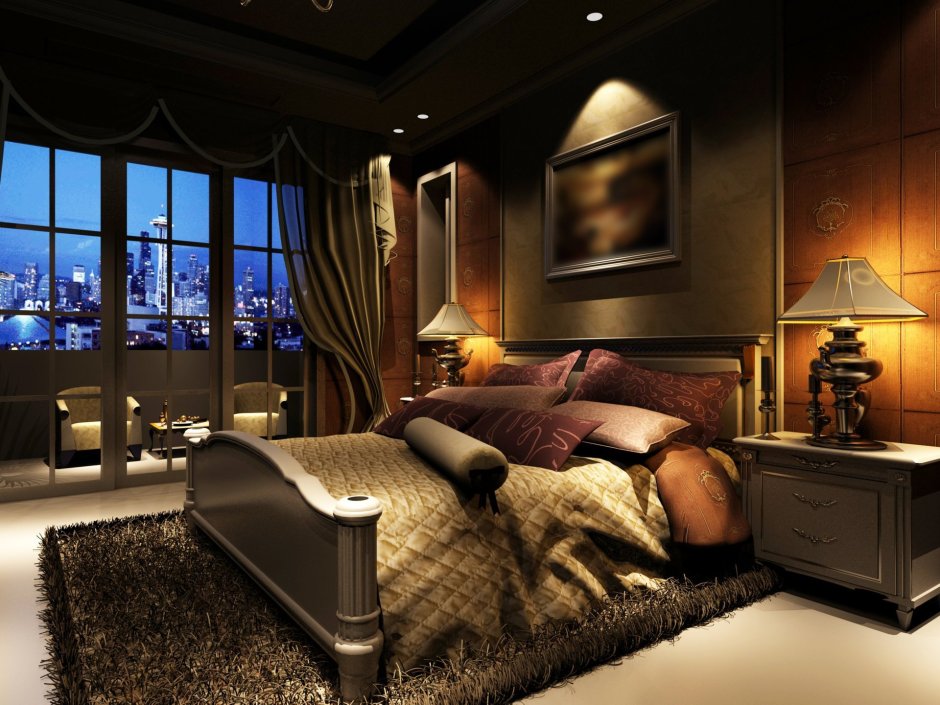 Комната с кроватью