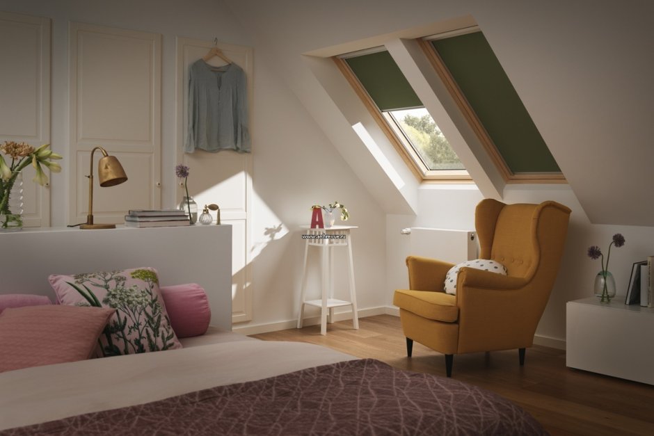 Мансарда с панорамными окнами