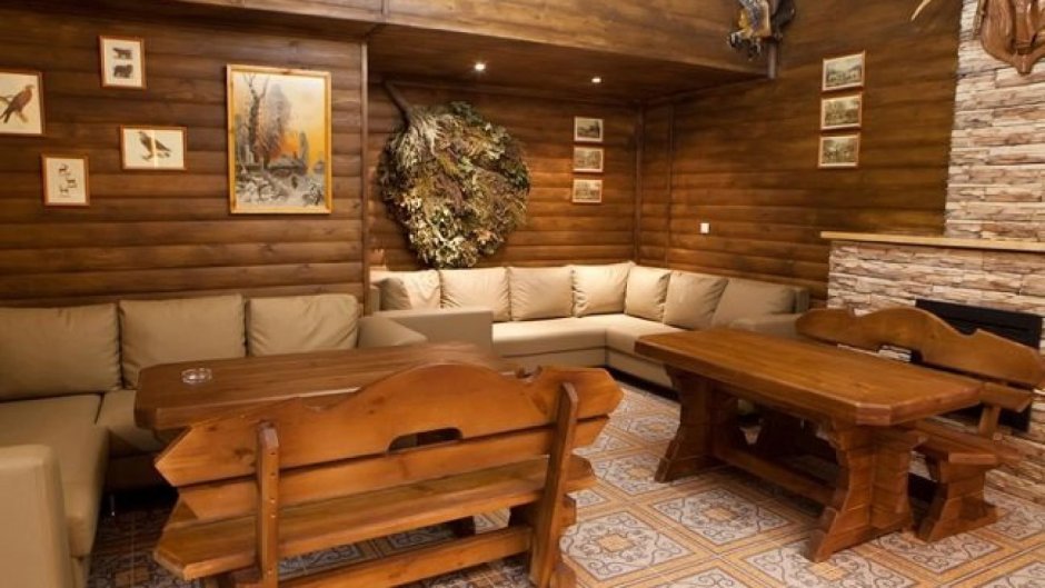 Мебель для бани в комнату отдыха