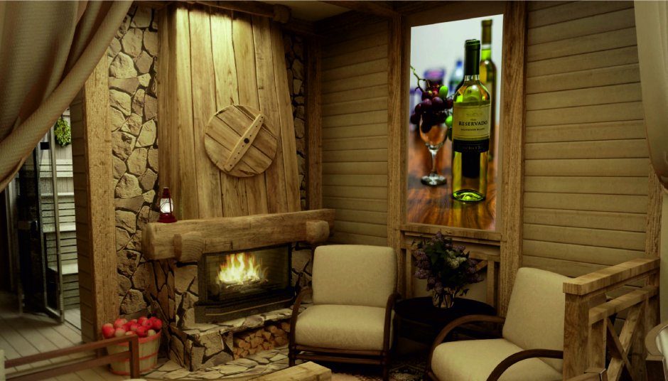 Декор комнаты отдыха