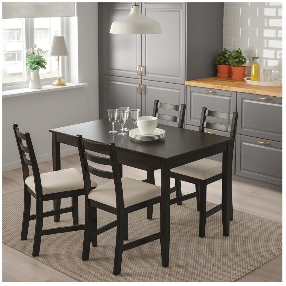 Кухонный стол икеа ЛЕРХАМН