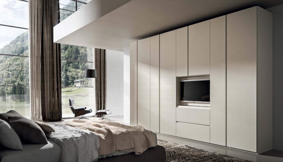Шкаф с телевизором в спальню