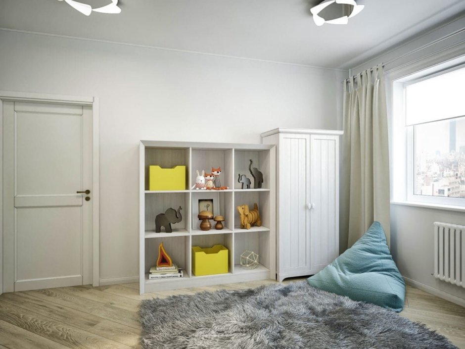 Шкаф в детскую в скандинавском стиле