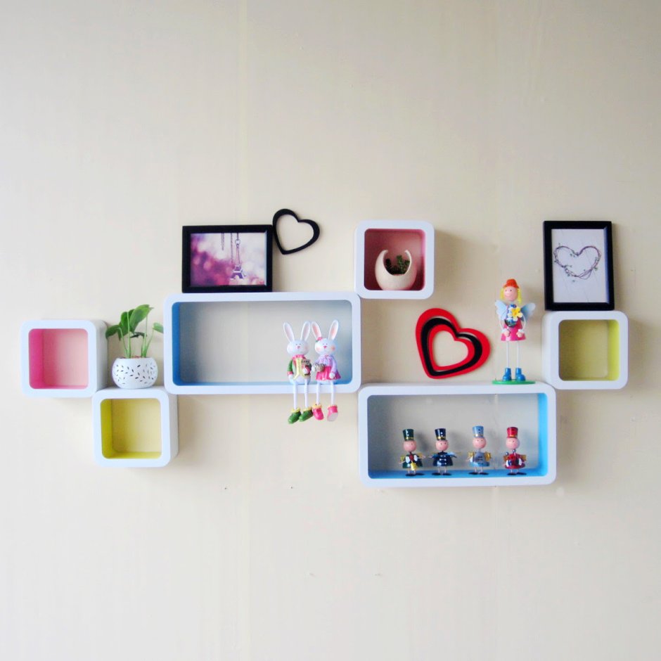 Книжная полка с бортиками