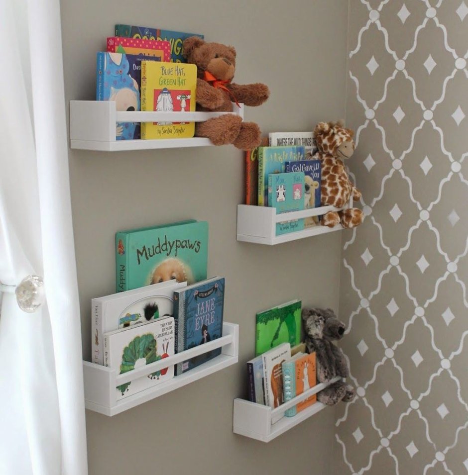 Полка МОССЛЭНДА икеа над кроватью