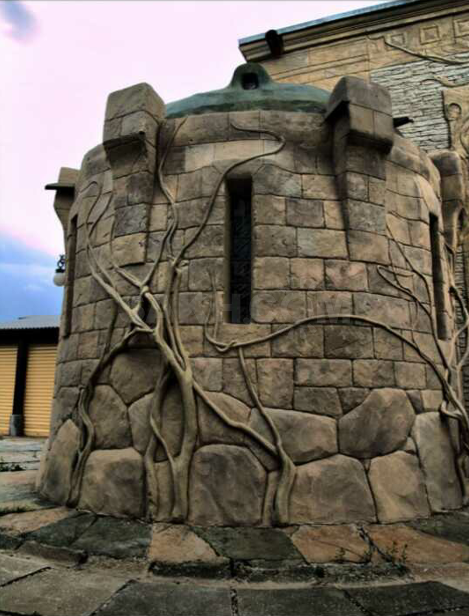 Стена из артбетона