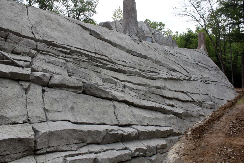 Скала из арт бетона