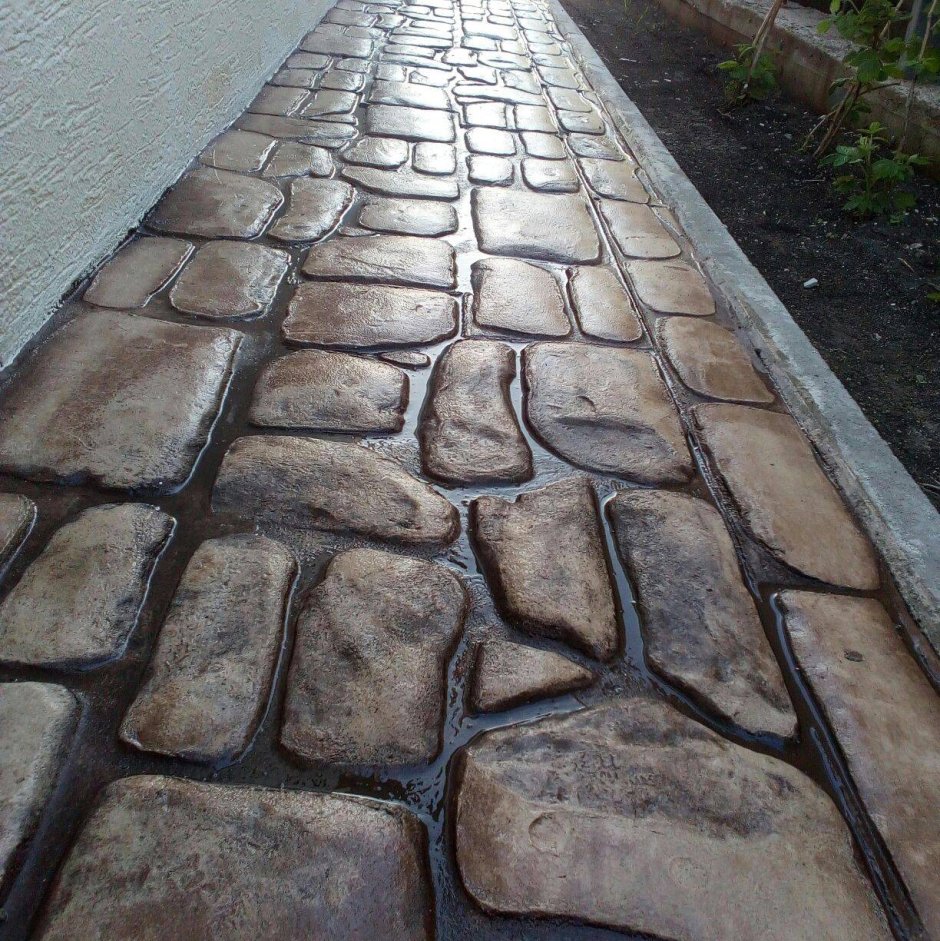 Декоративные бетонные дорожки