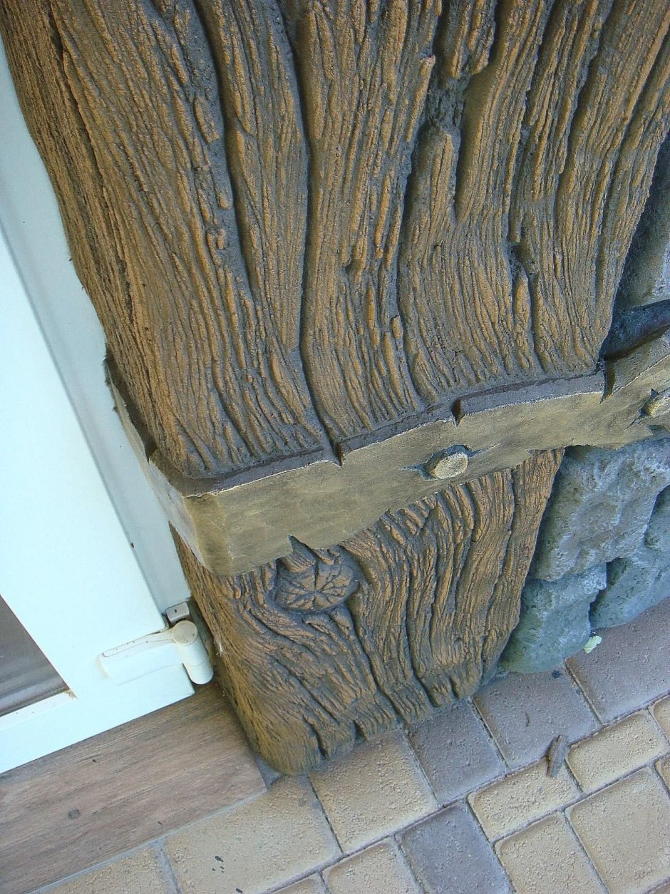 Декоративная штукатурка имитация дерева