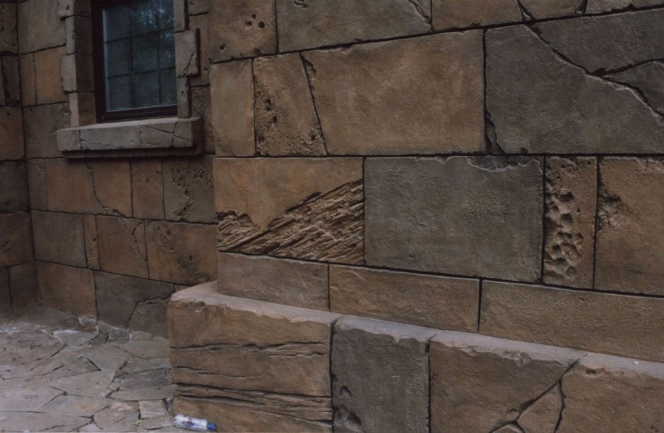 Декоративный бетон под камень